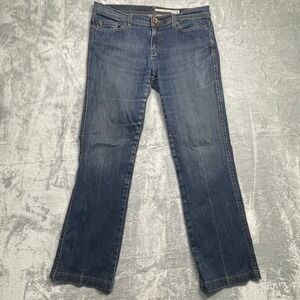 DKNY Jeans Chelsea Straight Leg Women 8P Blue Medium Wash Mid Rise Denim